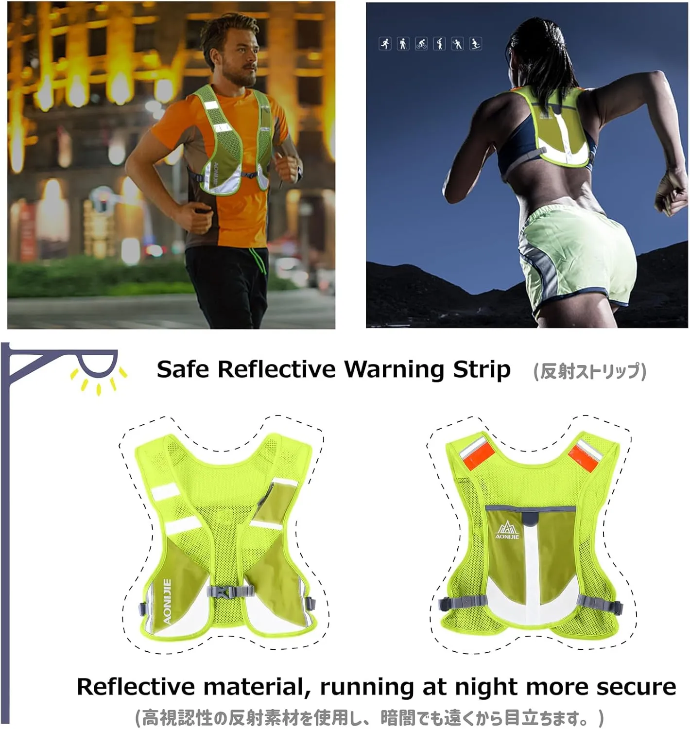 Azarxis Running Water Bottles Flask BPA Free Leakproof Hydration Vest Packs Waist Belt Replacement for Triathlon Marathon Hiking Cycling Climbing Jogging Runner
