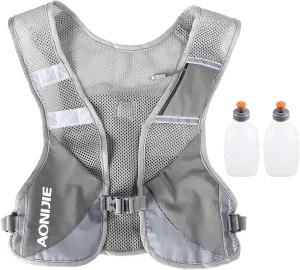Azarxis Running Water Bottles Flask BPA Free Leakproof Hydration Vest Packs Waist Belt Replacement for Triathlon Marathon Hiking Cycling Climbing Jogging Runner