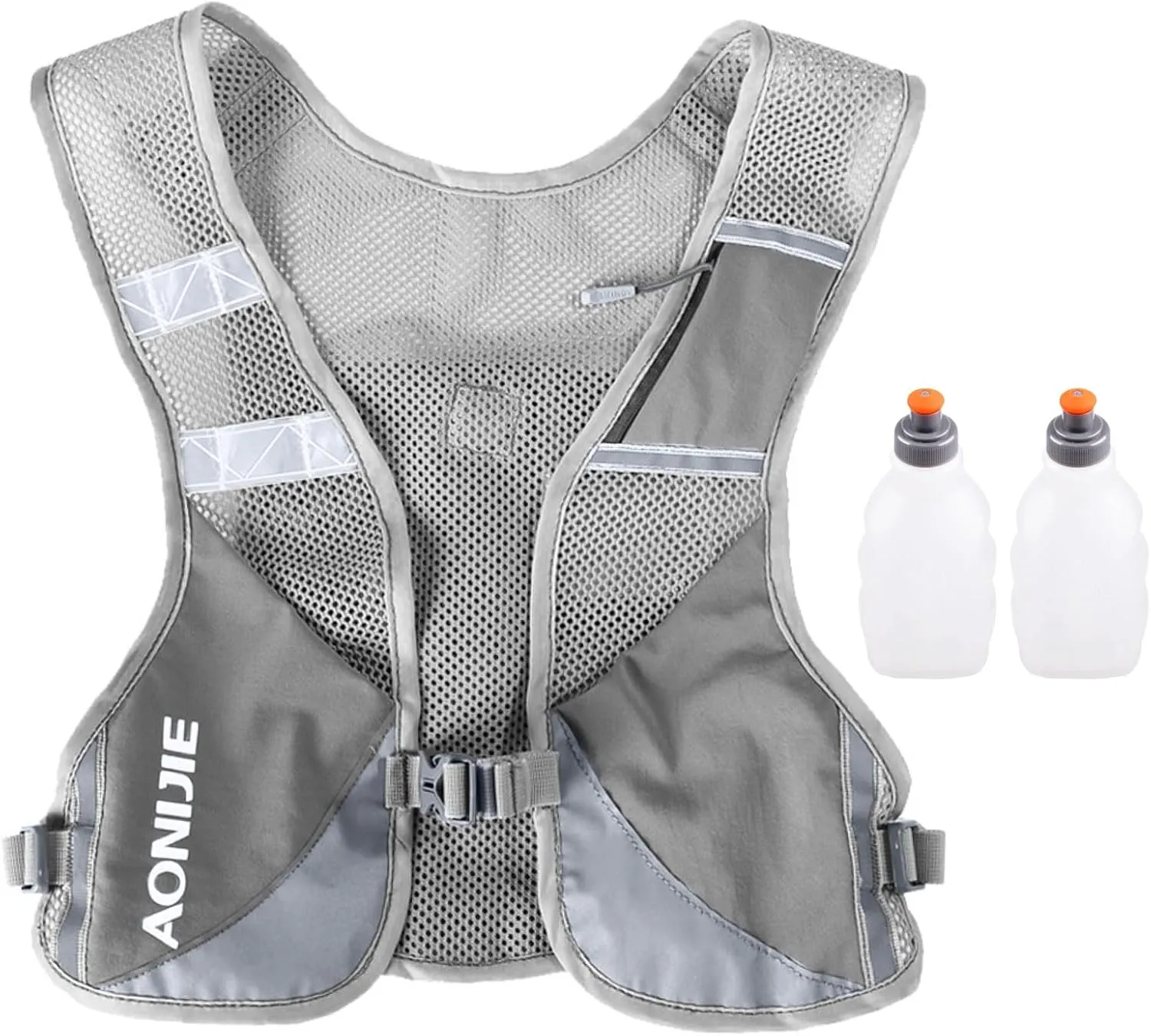 Azarxis Running Water Bottles Flask BPA Free Leakproof Hydration Vest Packs Waist Belt Replacement for Triathlon Marathon Hiking Cycling Climbing Jogging Runner