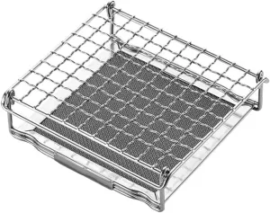 Barbecue Supplies,Stainless Steel for Stovetop Grilled Rack Household Barbecue Holder Heating Bracket Furnaces Camping