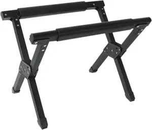 barenx Folding Cooler Stand Frame with Carry Bag, Anti-Slip Rubber Padded Ice Box Bucket Support Rack Holder for Camping Hiking BBQ Cooking Picnic Outdoor