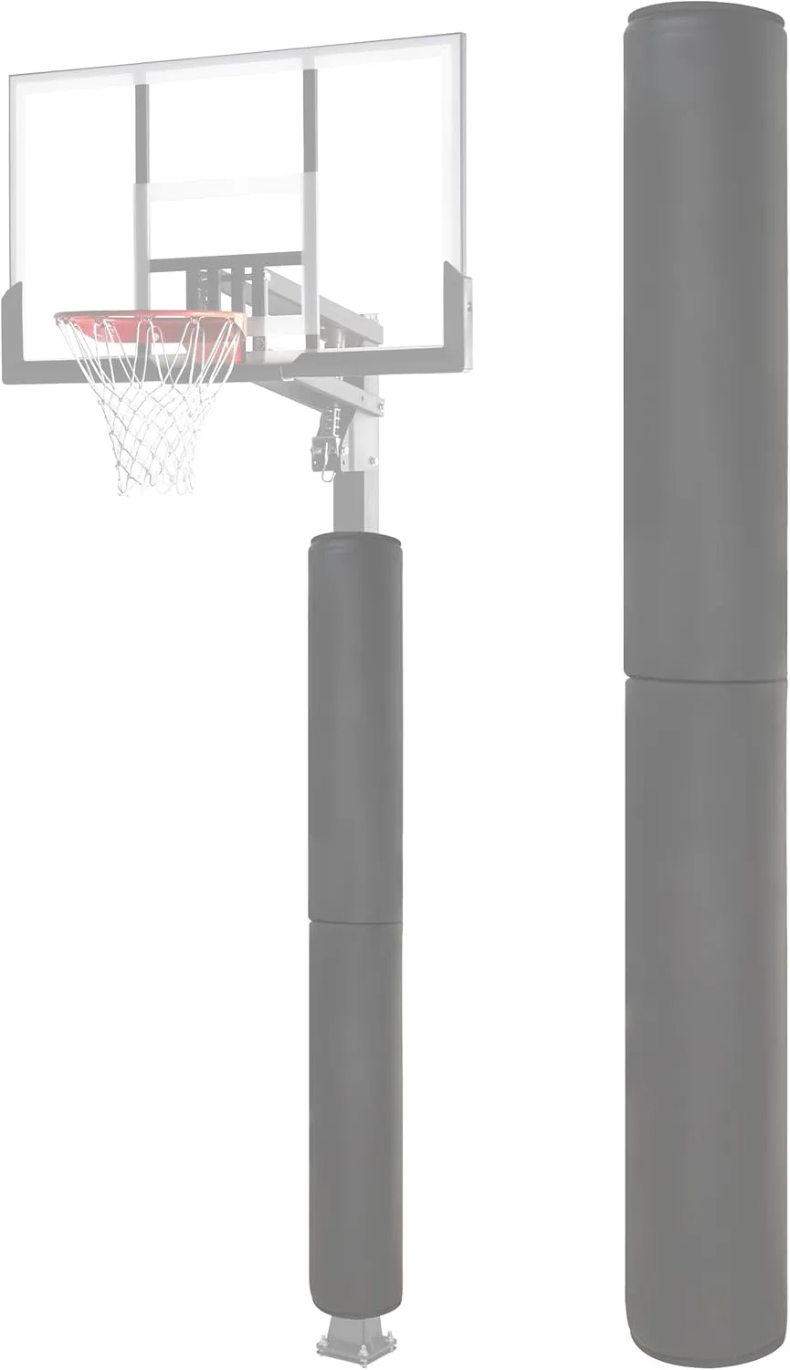 Basketball Pole Pad, Heavy Duty Safety Pole Pads for Player Protection, 72" Tall Weatherproof Protective Padding for 2.5" - 6" Diameter Poles, Basement Garage Playground Poles Protector