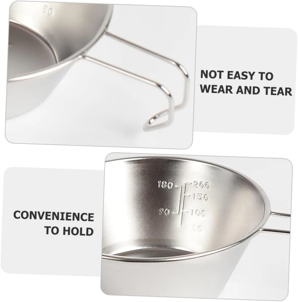 BESPORTBLE Stainless Steel Salad Bowl Cups Water Portable Outdoor Camping Foldable Bowl Camping Mug Camping