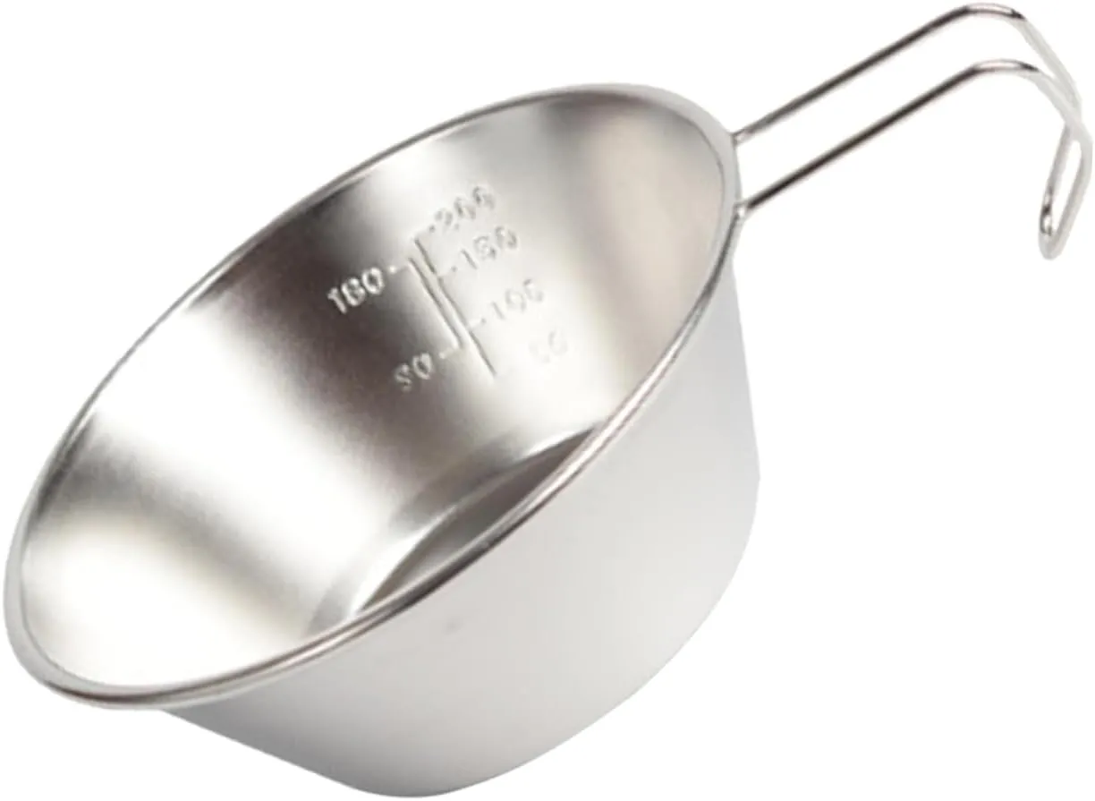 BESPORTBLE Stainless Steel Salad Bowl Cups Water Portable Outdoor Camping Foldable Bowl Camping Mug Camping