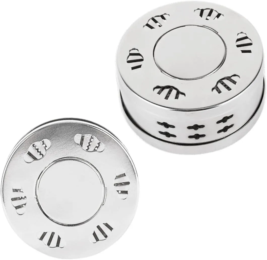 BESTYASH 2Pcs Box Portable Holder with Temperature Control Burner for Abdomen Therapy