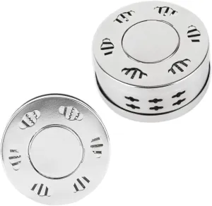 BESTYASH 2Pcs Box Portable Holder with Temperature Control Burner for Abdomen Therapy