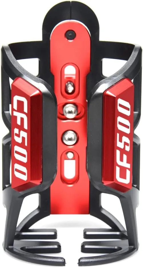 Beverage Water Bottle Drink Cup Holder Bracket Handlebar Mounting fits for CFMOTO Off-Road ATV CFORCE 500 All Years (Red)