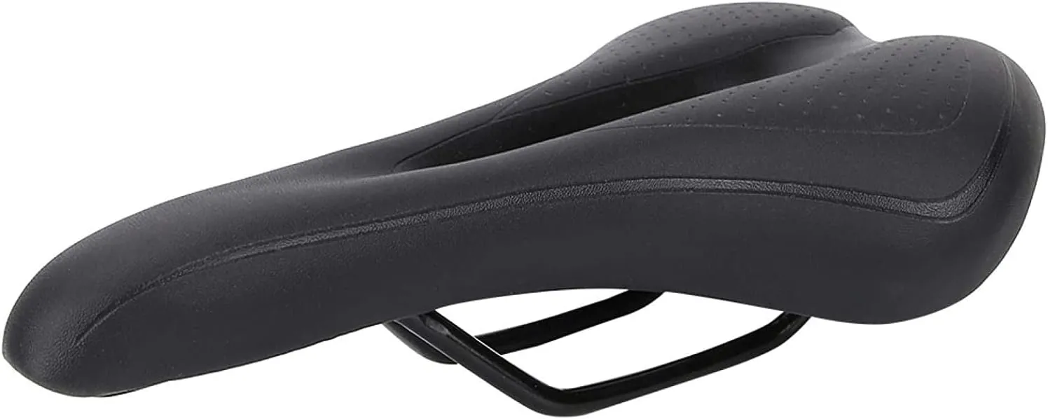 Bike Saddle, Omfortable Bike Bicycle Saddle Seat - for Road, Exercise, Trekking, Folding, Hybrid