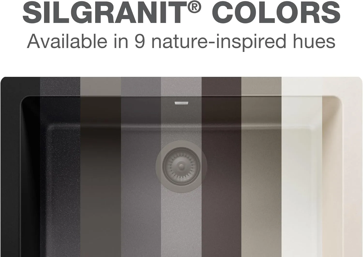 BLANCO 442525 Precis Reversible 1-3/4 w/Low Divide-Café Brown Sink, 33" L X 18" W X 9.5" D, Anthracite