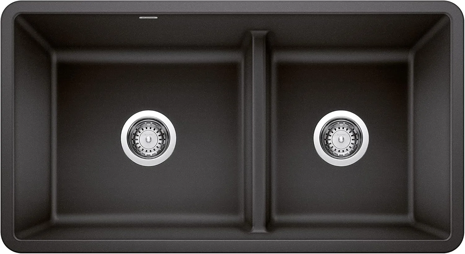 BLANCO 442525 Precis Reversible 1-3/4 w/Low Divide-Café Brown Sink, 33" L X 18" W X 9.5" D, Anthracite