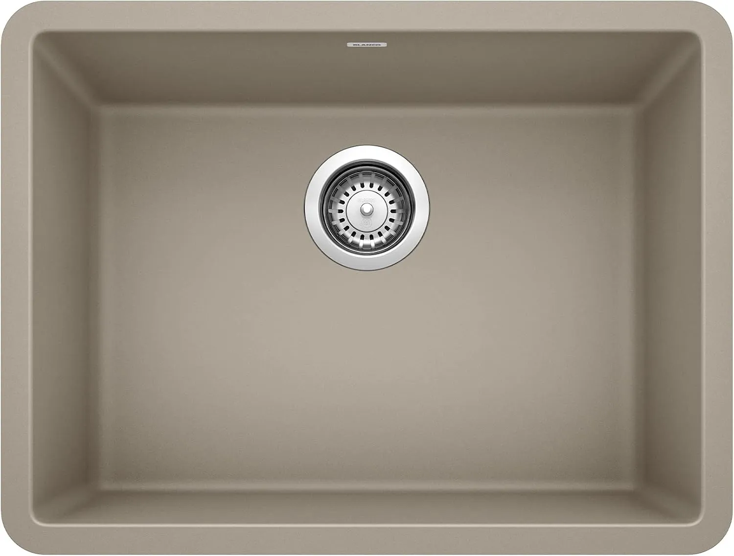 BLANCO 522417 Precis Kitchen Sink, 23.44" L X 17.75" W X 8.75" D, Truffle
