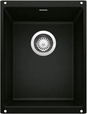 BLANCO Precis Bar/Prep Sink, Coal Black 14 Inch