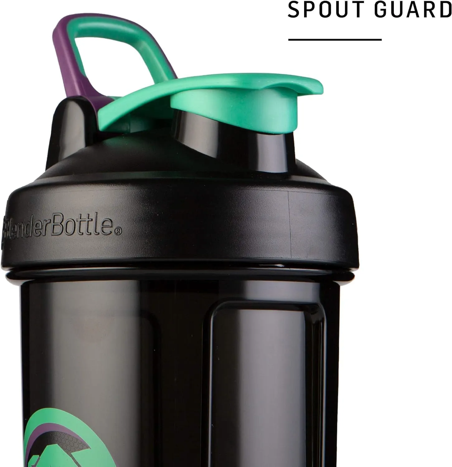 BlenderBottle Marvel Shaker Bottle Pro Series Perfect for Protein Shakes and Pre Workout, 28-Ounce, Hulk Fist