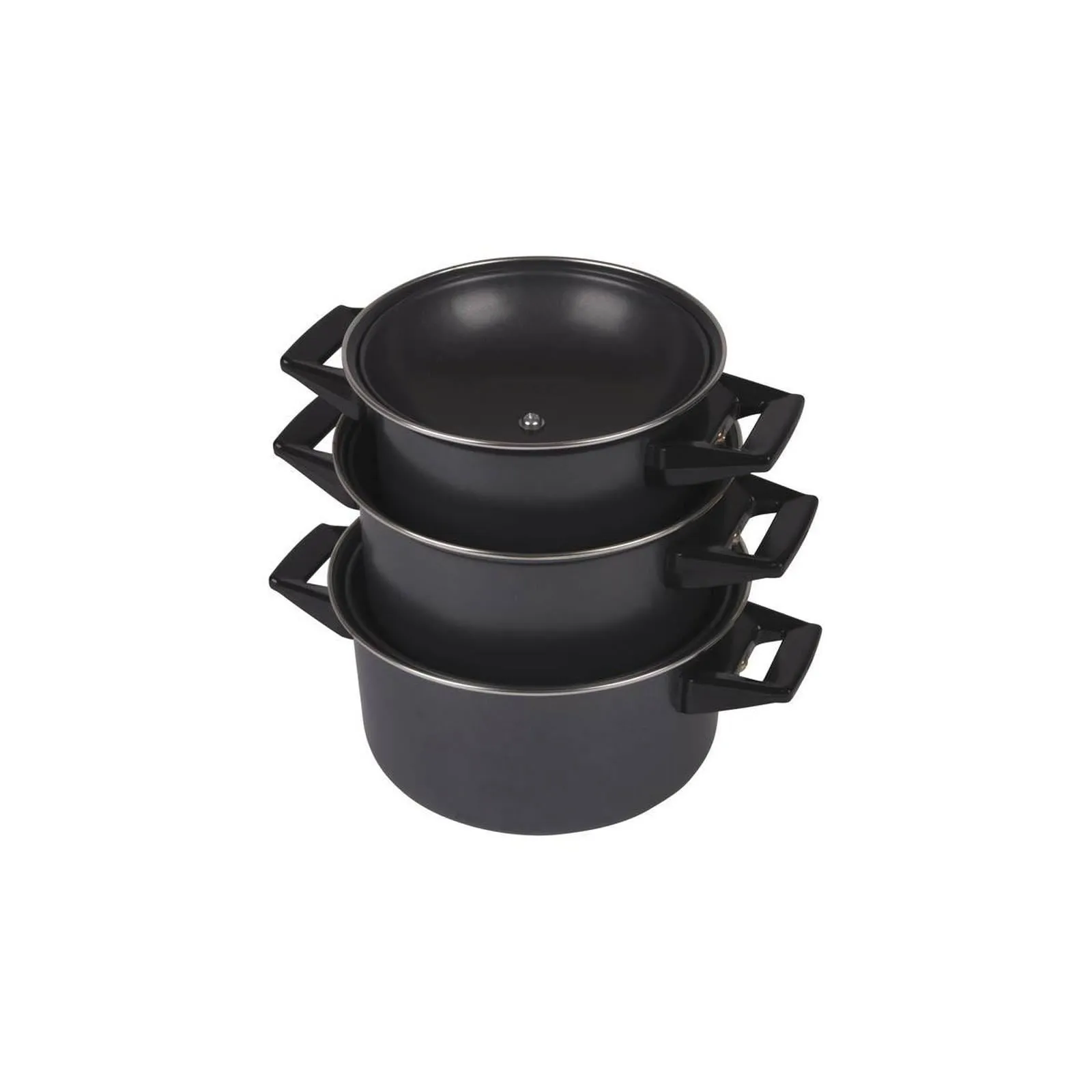 Bo-Camp Cookware Set Rondo 3 Pieces Carbon Steel