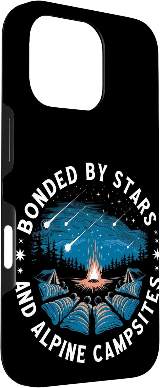 Bonded by Stars and Alpine Campsites Alpine Camping Case for iPhone 16 Pro