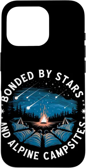 Bonded by Stars and Alpine Campsites Alpine Camping Case for iPhone 16 Pro