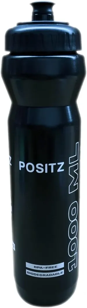 Boost 1000 Cycling Water Bottle With Massive 34oz 1 Litre Capacity Black
