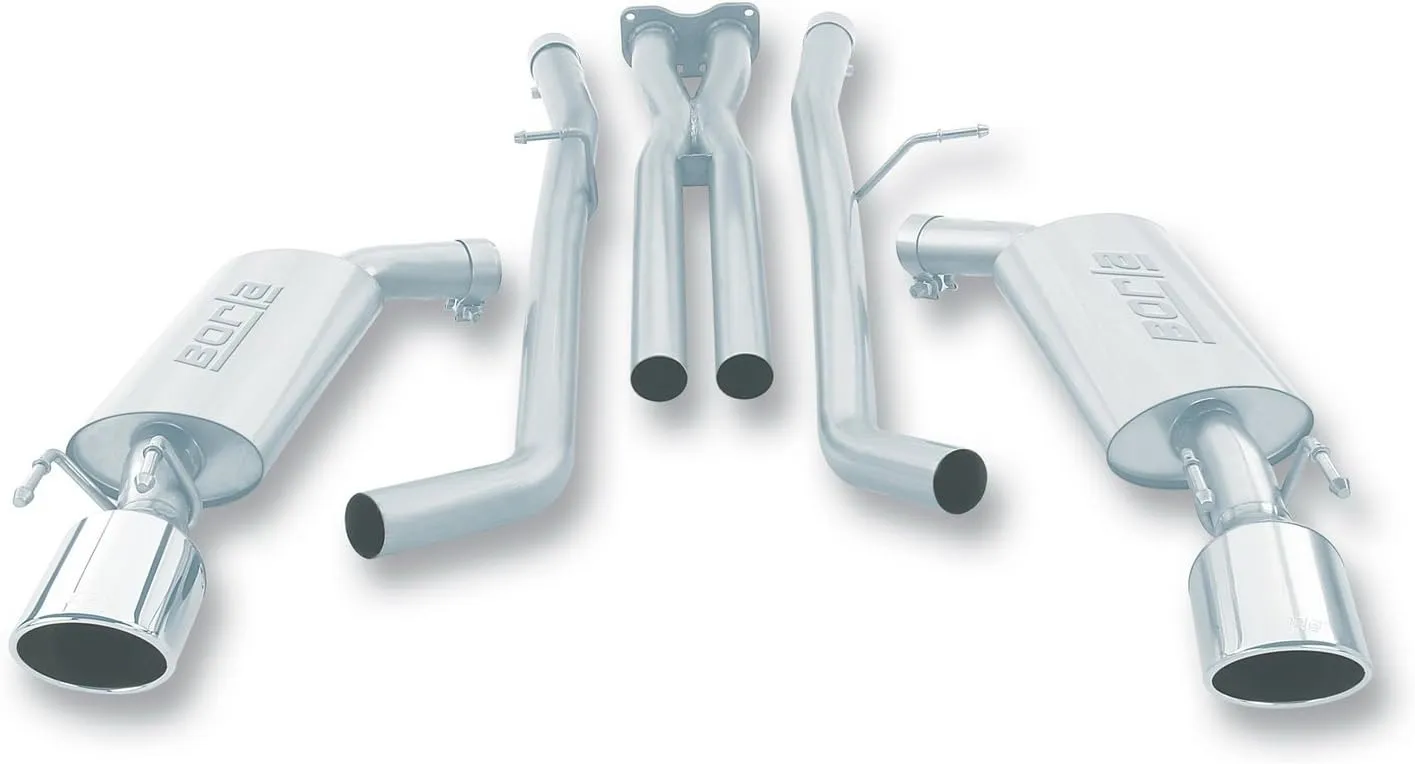 BORLA 140165 Cat-Back Performance Exhaust System for 2005-2006 Pontiac GTO 6.0L V8 Automatic/Manual Transmission Rear Wheel Drive Coupe.