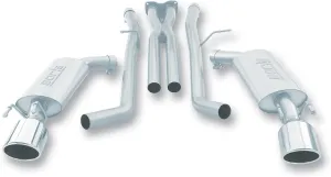 BORLA 140165 Cat-Back Performance Exhaust System for 2005-2006 Pontiac GTO 6.0L V8 Automatic/Manual Transmission Rear Wheel Drive Coupe.