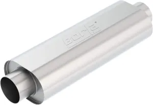 BORLA 400069 XR-1 Multicore XR-1 Multi-Core Racing Muffler For Full Bodied Cars - 4" Center Inlet/ 4" Center Outlet 5.5" x 8.5" Oval 23" Long Body 28" Overall Length. Universal. Reversible.