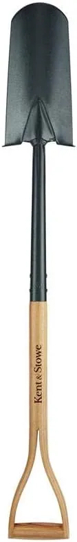 Bosmere R480KS Kent & Stowe 24.5” Shrub Rake Poachers Spade, Stainless Steel woodling Handle