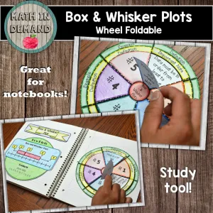 Box and Whisker Plot Wheel Foldable