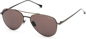 Brown Stainless Steel Sunglasses