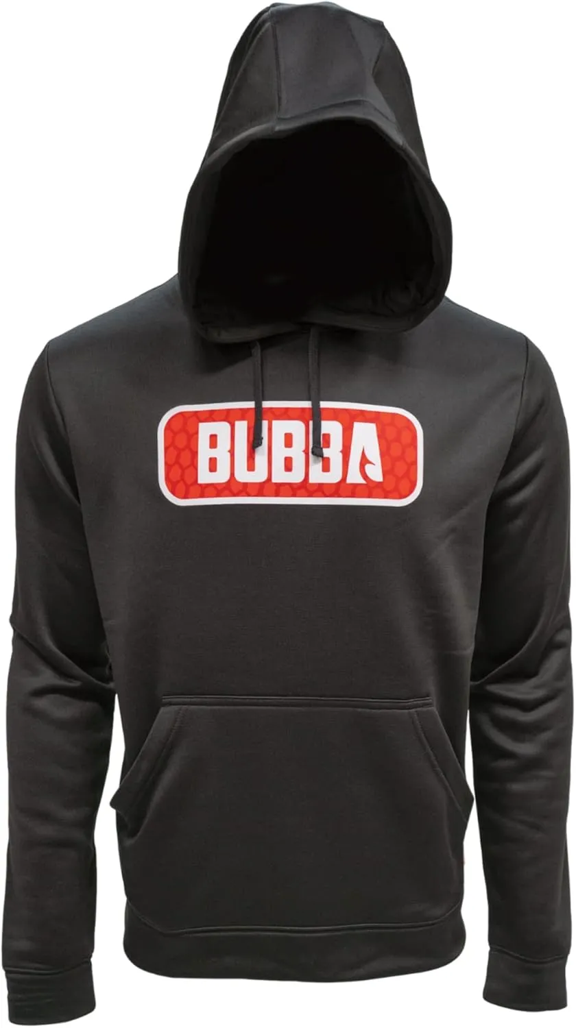 BUBBA Performance Fishing Hoodie with Moisture Repellent - UPF 50  Sun Protection - Moisture Wicking - Fishing, Hiking