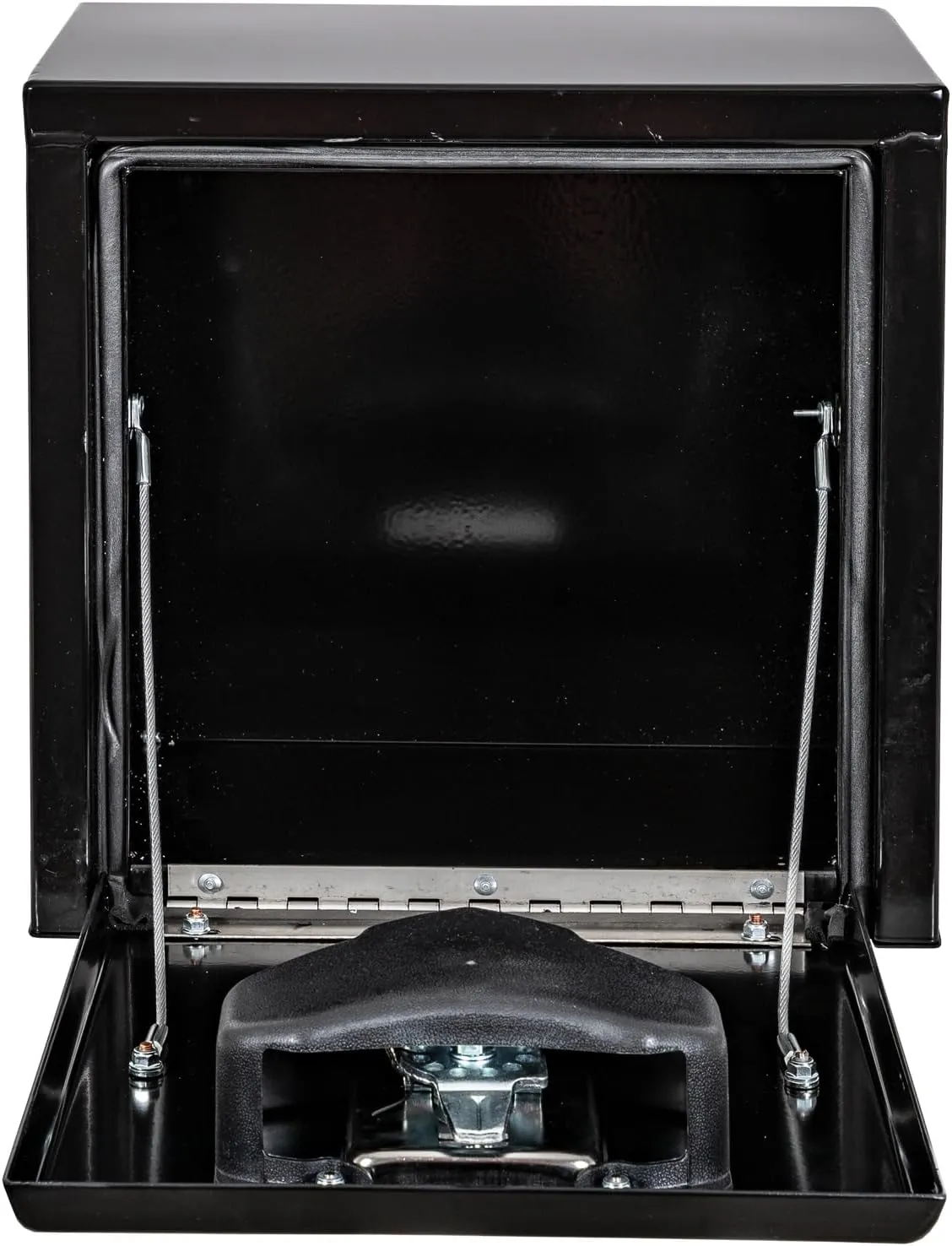 Buyers Products 1703310 Black Steel Underbody Truck Box, 15 x 10 x 15 Inch, Made In the USA, 14 Ga Black Steel Trailer/Truck Bed Tool Box, Weather-Resistant, Locking T-Latch