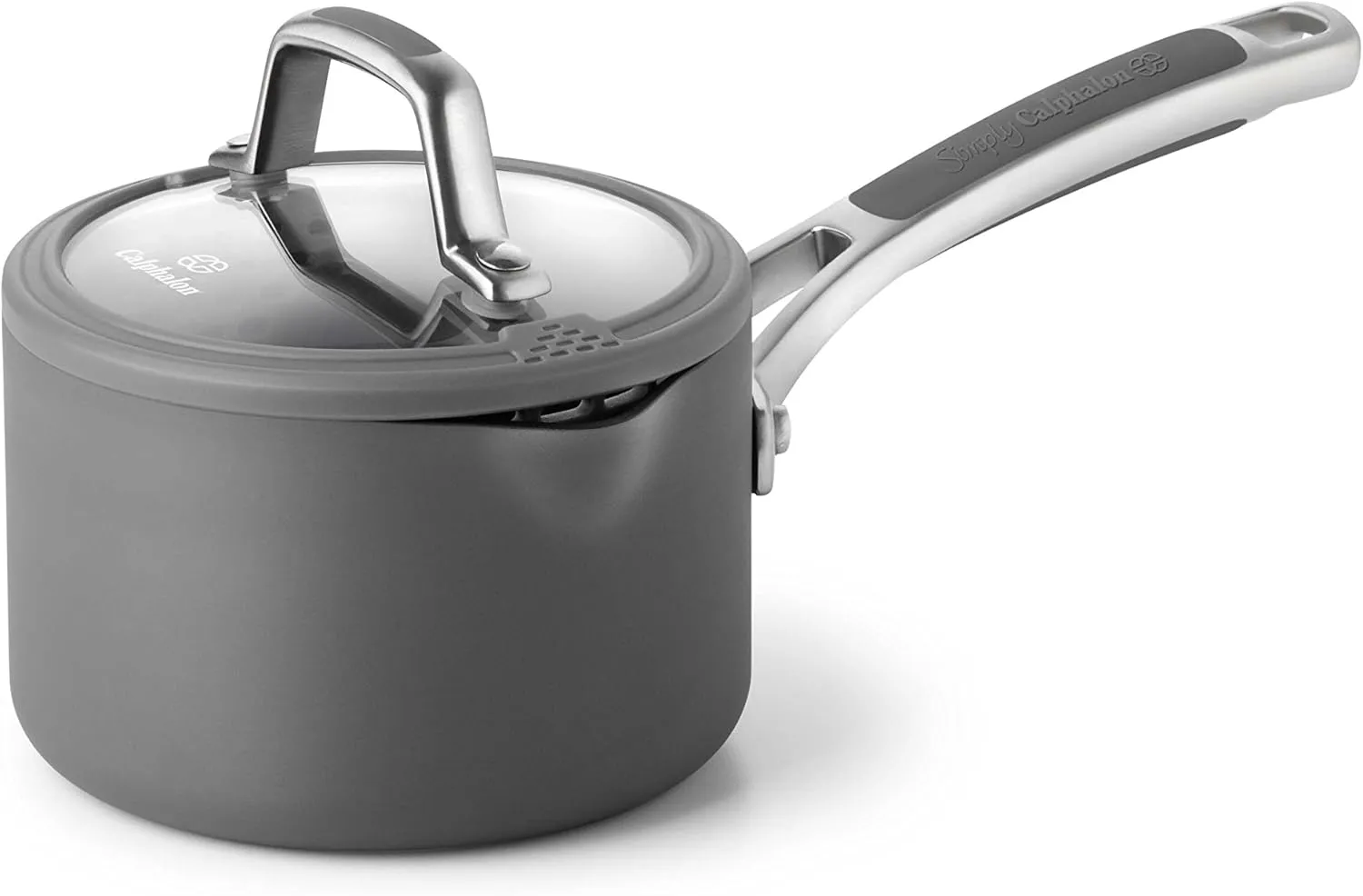 Calphalon Easy System Nonstick Sauce Pan, 1 1/2 quart, Black