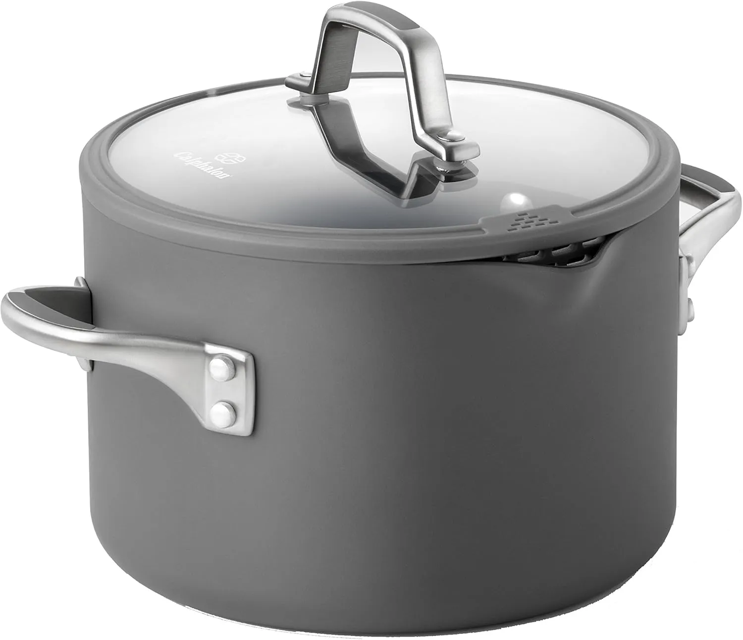 Calphalon Simply Easy System Nonstick Stock Pot and Cover, 6-Quart