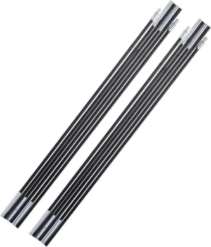 Cam Tent Pole,Fiberglass Tent Support Rod Bars Outdoor Sunshelter Support Rods Awning Frames Kit Compatible with Cam Backpacking Hiking Tents and Tarps