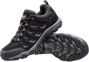 CAMEL CROWN Men's Waterproof Hiking Shoes Low Tops Leather Comfortable Lightweight Anti-Slip for Outdoor Trailing Camping Trekking Walking Work Black Size 8