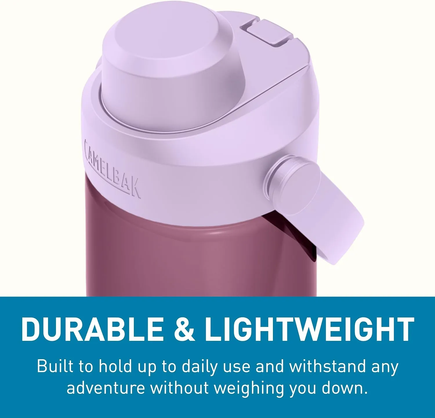 CamelBak Thrive Chug 25oz Water Bottle with Tritan Renew - Leak Proof Lid, Purple Sky