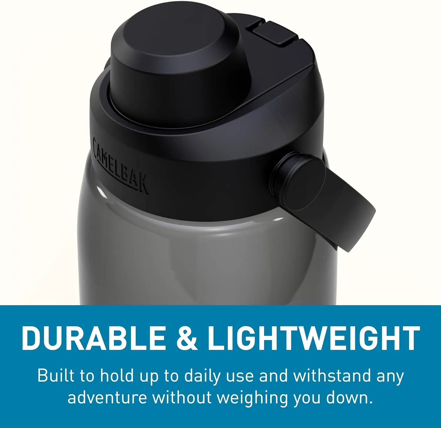 CamelBak Thrive Chug 32oz Water Bottle with Tritan Renew - Leak Proof Lid, Charcoal