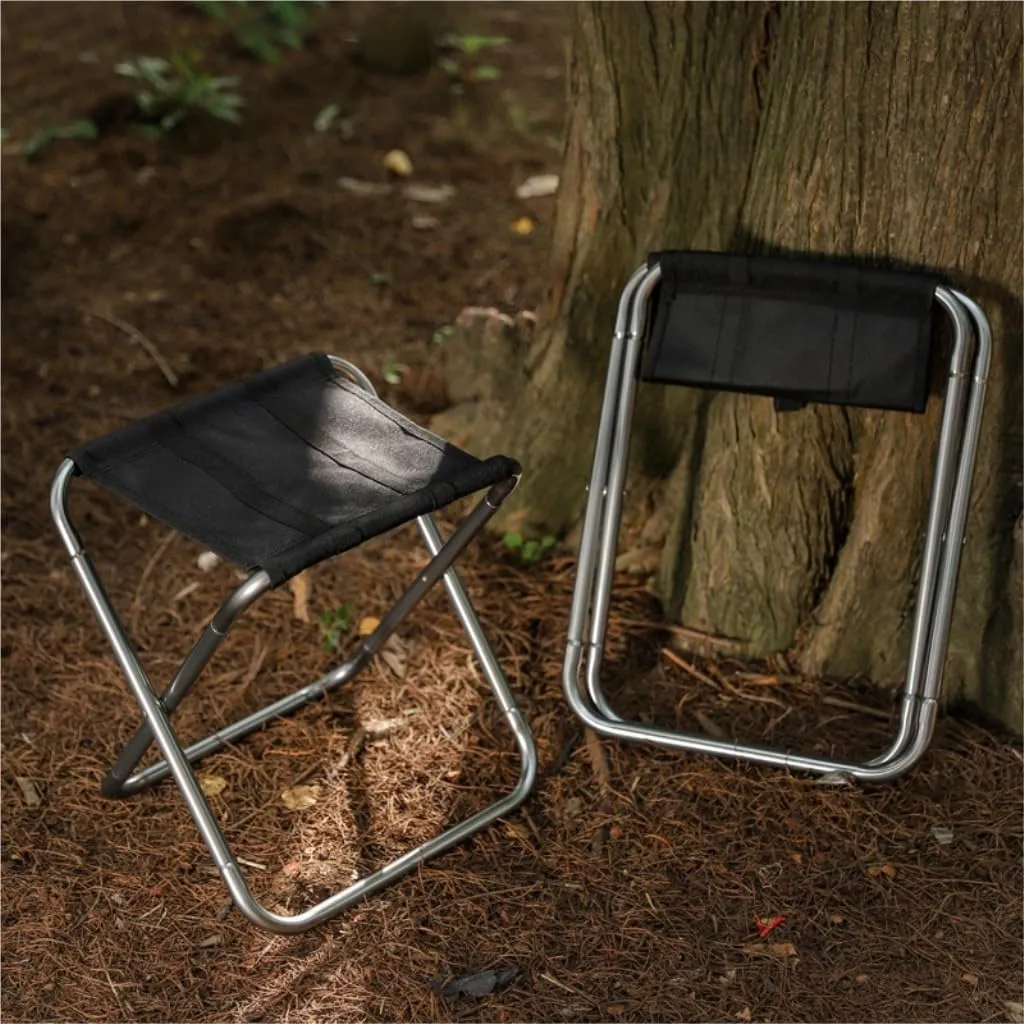 Camp Stool Outdoor Portable Aluminum Alloy Folding Stool, Ultra-Light Mini Chair, Outdoor Fishing Sketching for Adults Camping Stool(G,B)