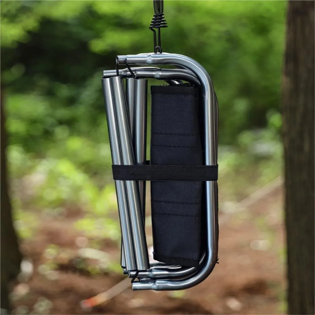 Camp Stool Outdoor Portable Aluminum Alloy Folding Stool, Ultra-Light Mini Chair, Outdoor Fishing Sketching for Adults Camping Stool(G,B)
