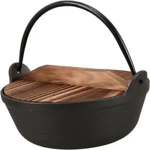 Camping Cookware Set Cast Iron Saucepan Japanese Soup Pot Iron Sauce Pot Outdoor Cooking Equipment