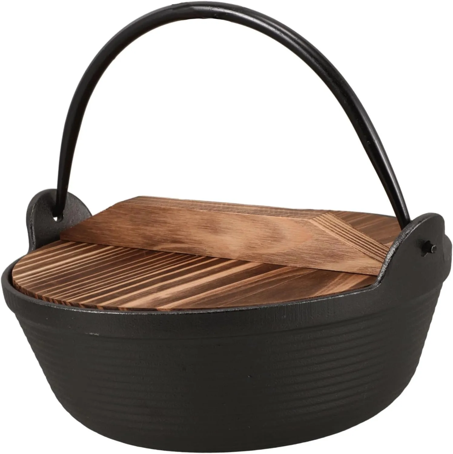 Camping Cookware Set Cast Iron Saucepan Japanese Soup Pot Iron Sauce Pot Outdoor Cooking Equipment