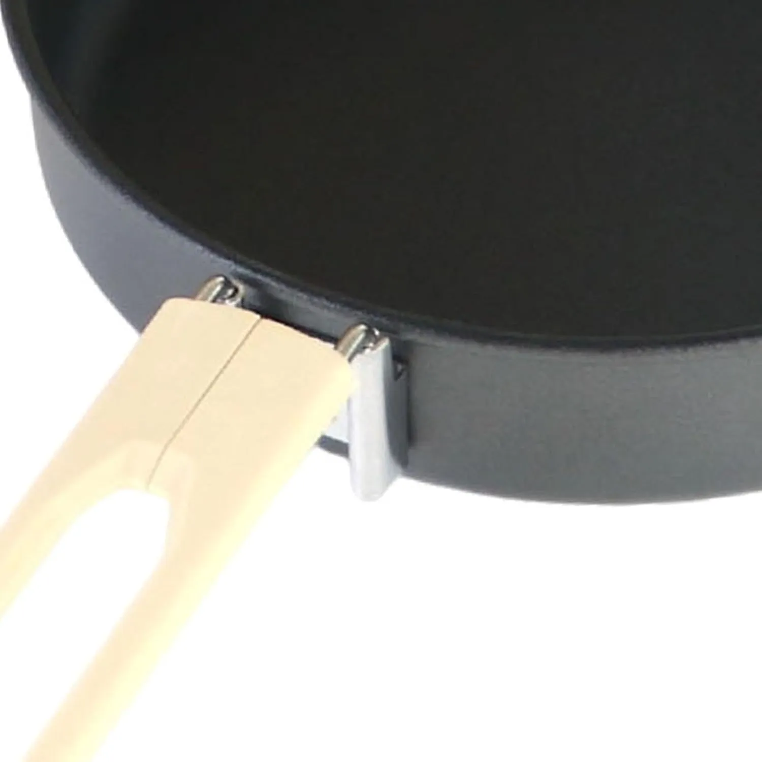 Camping Frying Pan, Nonstick Skillet, Heat Resistant Compact Multipurpose Folding Handle Flat Griddle Pan for Barbecue RV