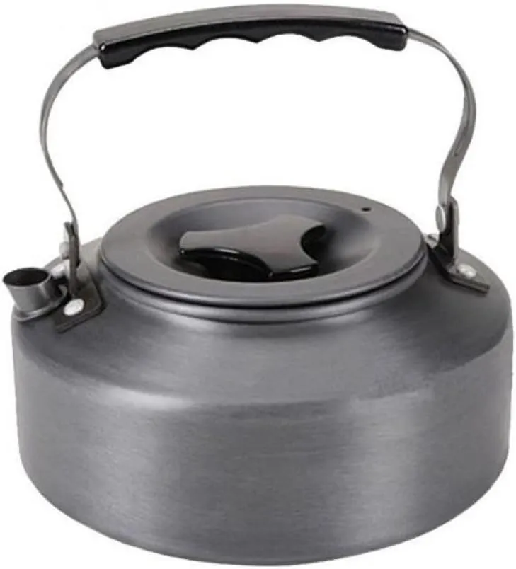 Camping Kettle 1.1L Camping Tea Coffee Pot Lightweight Outdoor Mountaineering Equipment Portable Teapot