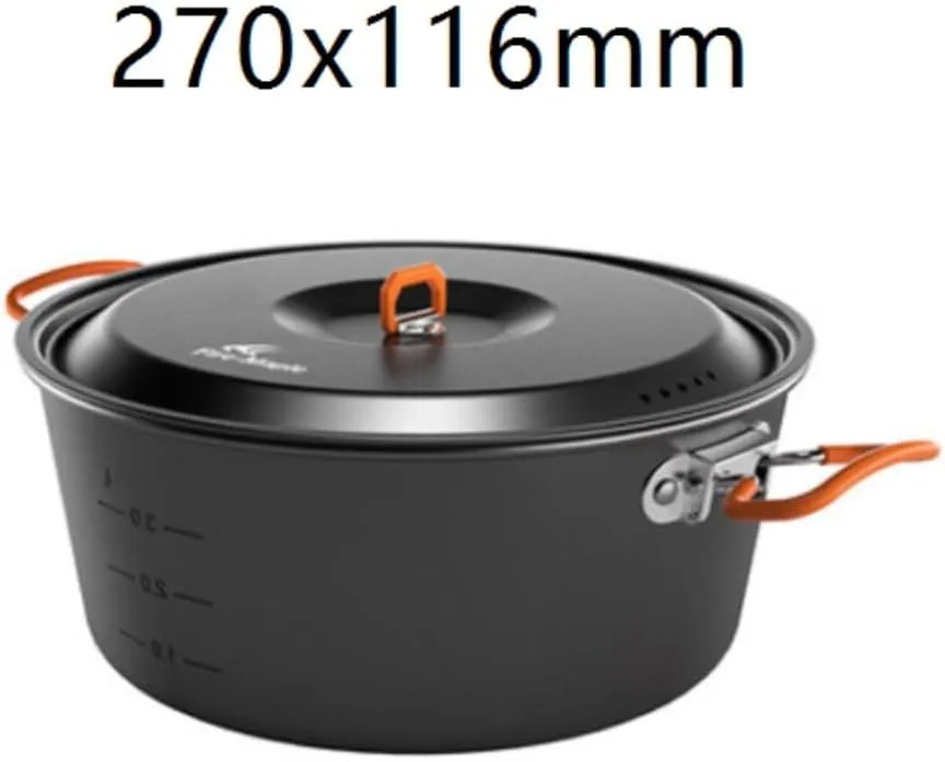 Camping Kitchen Utensil Outdoor Cooking Pot Multi-Person Camping Camping Picnic Picnic Hot Pot Shabu-shabu Cooker Pot for Outdoor Cooking