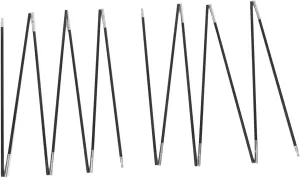 Camping Pole Replacement 2 Fiberglass Tent Poles for Beach Tent Flexible Durable Quick Assembly for