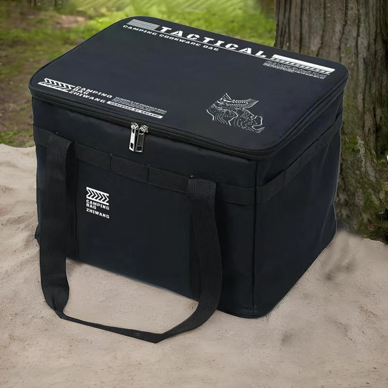 Camping Storage Bag | Duffle Bag for Camping | Waterproof Kitchen Equipment Carrying Solution for Tents Traveling Picnic Backpacking Hiking Adventure