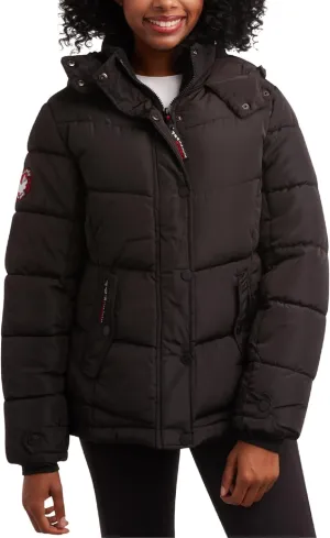 CANADA WEATHER GEAR Women's Winter Coat - Quilted Heavyweight Puffer Parka Coat – Plus Sized Jacket for Women (S-3X)