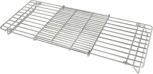 CANDANA Grill Rack for Blackstone Warming Grid Adjustable 17 22 28 36 Inch Griddle Taco Racks Upper Shelf for Weber Pit Boss Nexgrill Charbroil Tabletop Flat Top BBQ Cooking Parts Stainless Steel