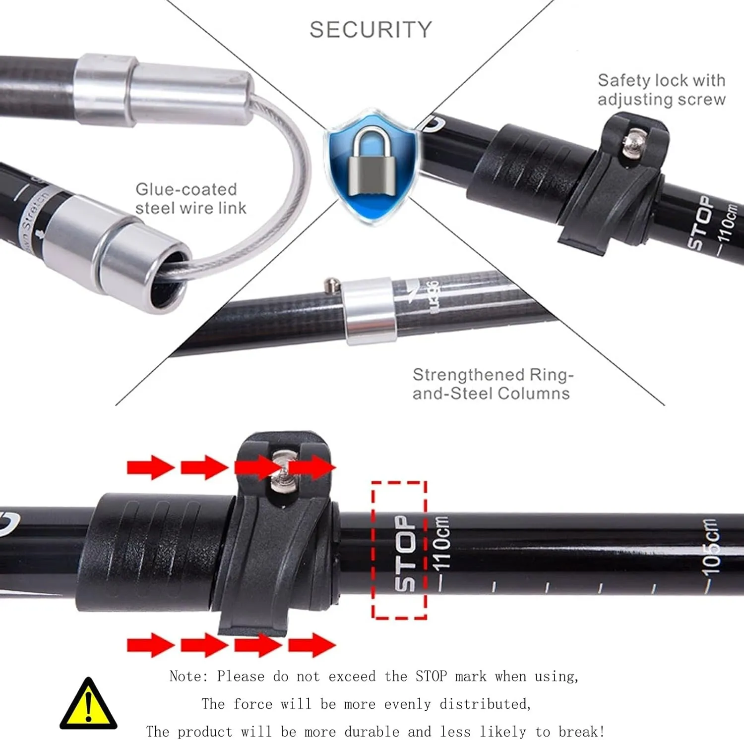 Carbon Fiber Ultralight Folding Hiking Poles for Outdoor Use, Telescopic, Equipped with External Lock, Perfect for Hiking, Mountaineering and Trail Running