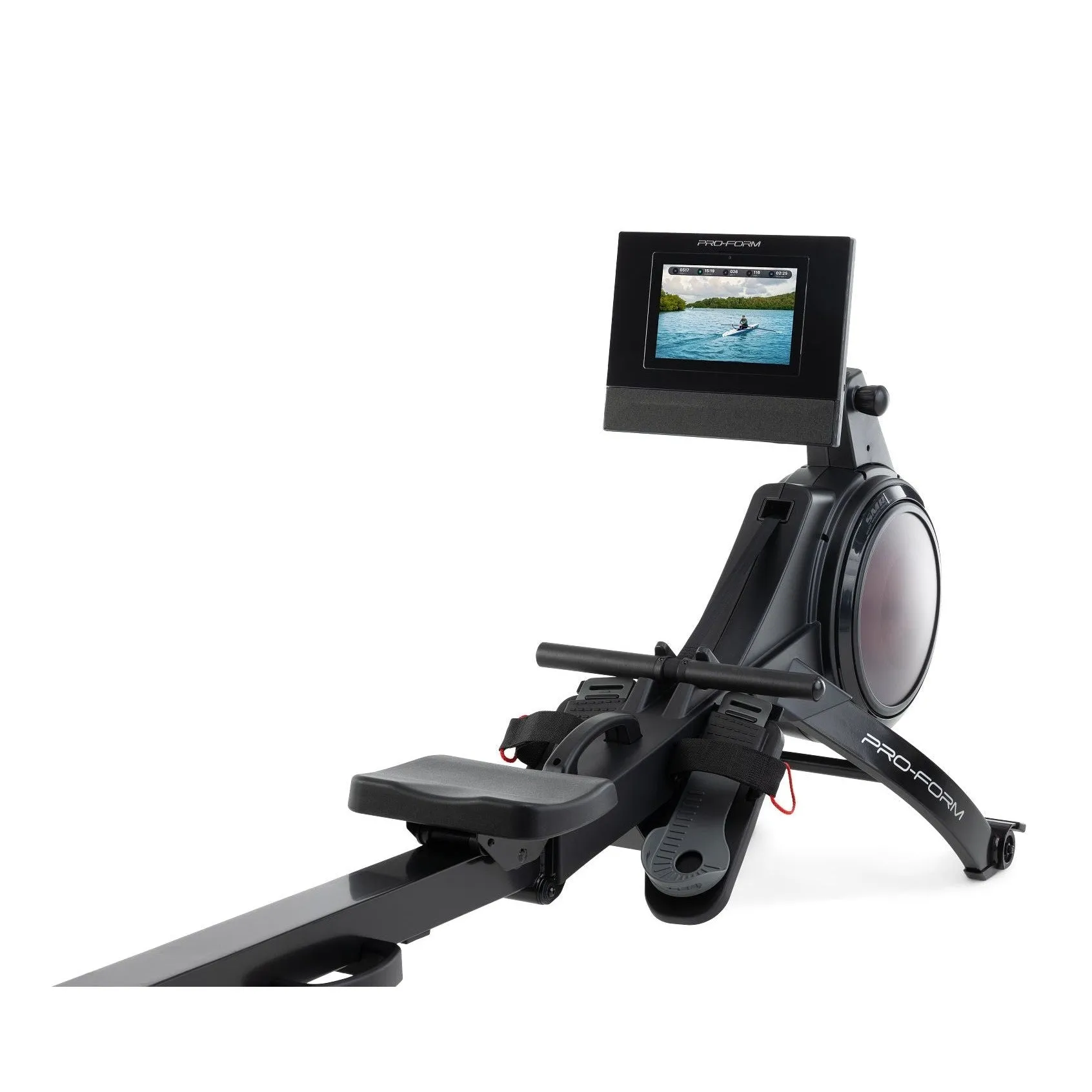 Carbon Pro10 Rower with 10" Touchscreen for Interactive, At-Home Workouts