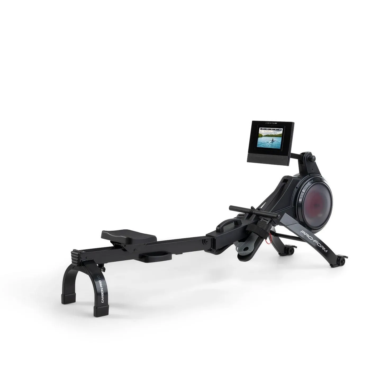 Carbon Pro10 Rower with 10" Touchscreen for Interactive, At-Home Workouts