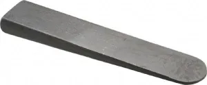 Carbon Steel Stock Wedge for Welding, Plumbing, & Alignment: 3/4" High x 1-1/2" Wide x 8" Long